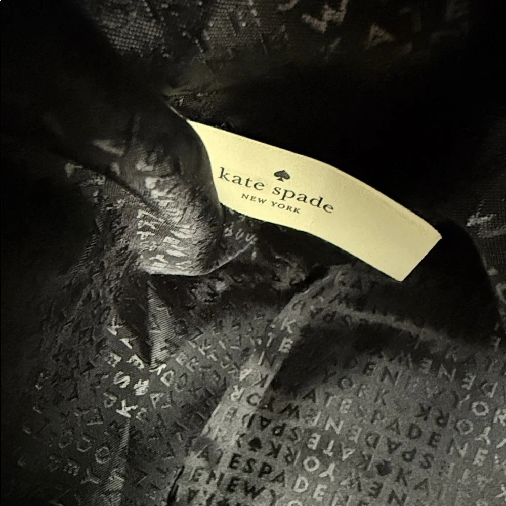 Kate Spade Classic Black Nylon Duffle Weekend Bag - Picture 12 of 13